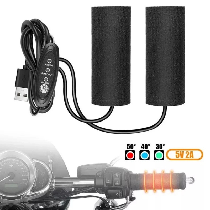 Empuñaduras de manillar de mot - Handlebar Grip Heated reseña y precio